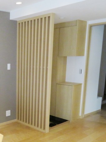 奥まった場所にあったキッチンを対面キッチンに